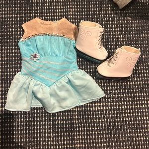 AG Doll Ice Skater Set